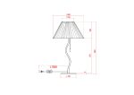 Декоративная настольная лампа Arte Lamp AGATHA A5069LT-1BK — изображение 5