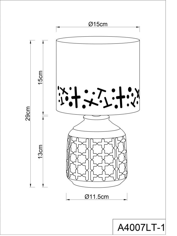 Декоративная настольная лампа Arte Lamp BUNDA A4007LT-1WH — изображение 4