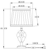 Декоративная настольная лампа Arte Lamp CAPELLA A4024LT-1CC — изображение 5