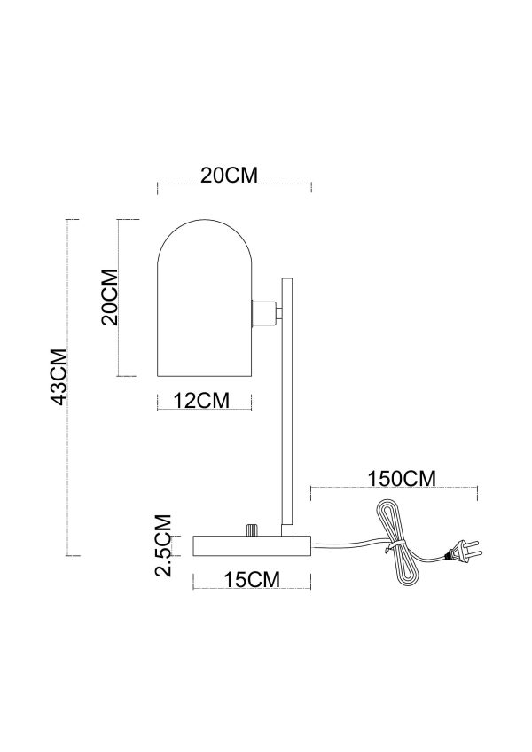 Декоративная настольная лампа Arte Lamp CASSEL A5454LT-1PB — изображение 3