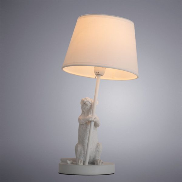 Декоративная настольная лампа Arte Lamp GUSTAV A4420LT-1WH — изображение 2