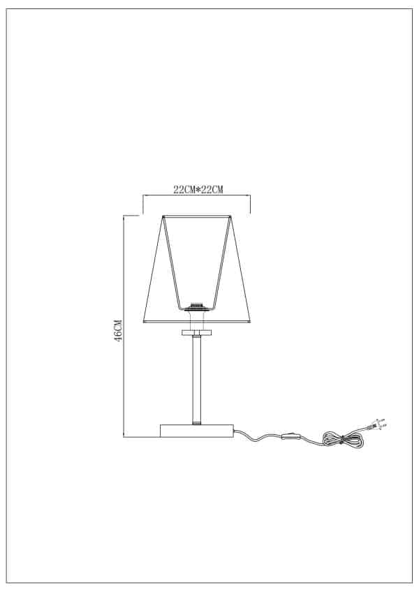 Декоративная настольная лампа Arte Lamp KENSINGTON A4098LT-1CC — изображение 2