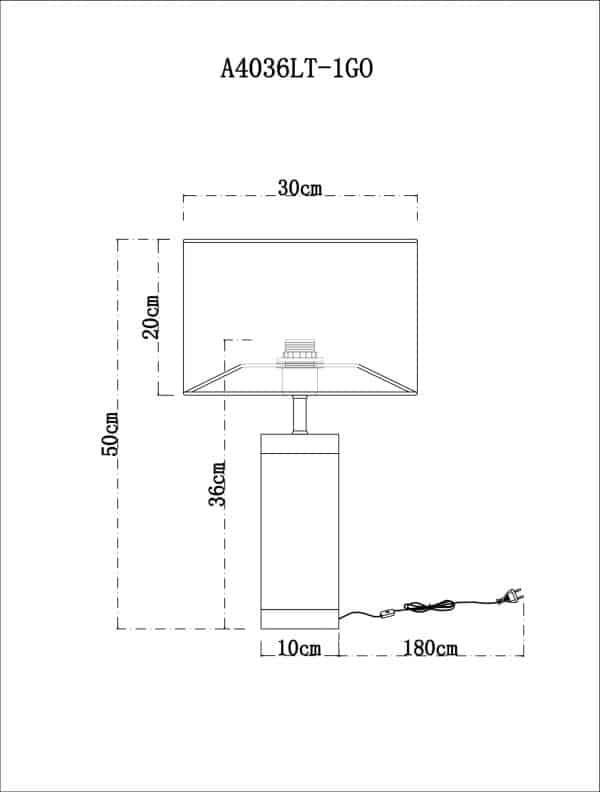 Декоративная настольная лампа Arte Lamp MAIA A4036LT-1GO — изображение 5