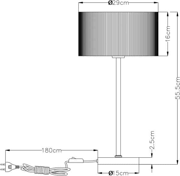 Декоративная настольная лампа Arte Lamp MALLORCA A1021LT-1SS — изображение 3