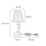 Декоративная настольная лампа Arte Lamp MARRIOT A5039TL-1CC — изображение 5