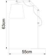 Декоративная настольная лампа Arte Lamp PINOCCHIO A5700LT-1WH — изображение 5