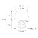 Декоративная настольная лампа Arte Lamp POPPY A4063LT-1GO — изображение 5