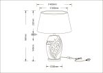 Декоративная настольная лампа Arte Lamp RUBY A4064LT-1BR — изображение 5