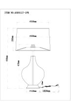 Декоративная настольная лампа Arte Lamp SAIPH A5051LT-1PB — изображение 5