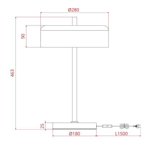 Декоративная настольная лампа Arte Lamp SKAT A7052LT-2BK — изображение 4