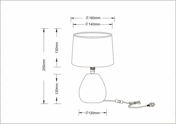 Декоративная настольная лампа Arte Lamp WURREN A5016LT-1WH — изображение 5