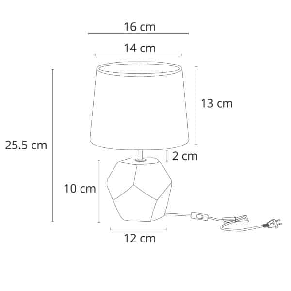 Декоративная настольная лампа Arte Lamp ZIBAL A5005LT-1WH — изображение 5