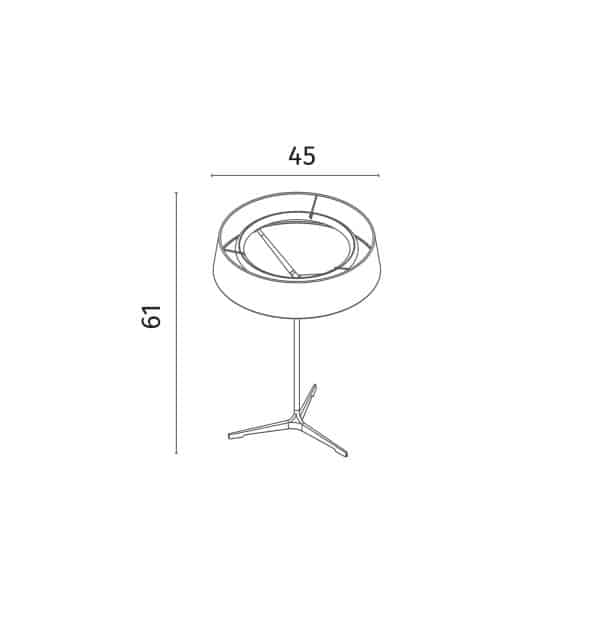 Декоративная настольная лампа Divinare ALMA 1029/06 TL-11 — изображение 5