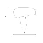 Декоративная настольная лампа Divinare DENTON 1083/06 TL-2 — изображение 3