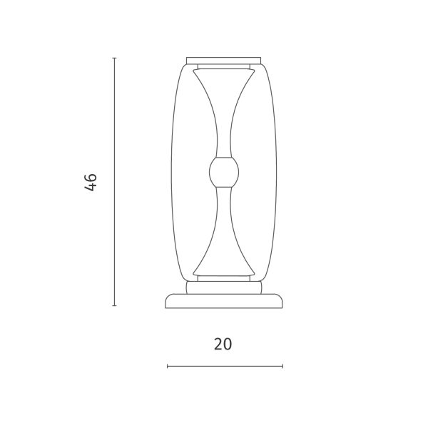 Декоративная настольная лампа Divinare STERZO 1244/17 TL-20 — изображение 2