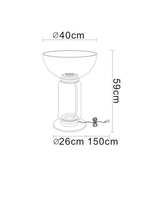 Декоративная настольная лампа Divinare TRUMPET 1242/06 TL-18 — изображение 2