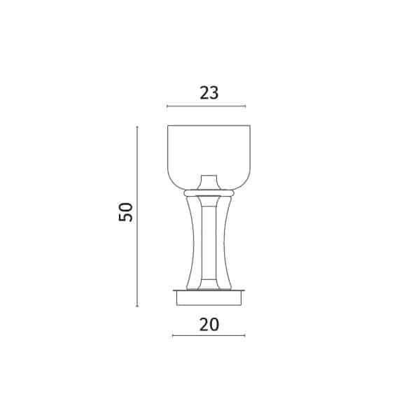 Декоративная настольная лампа Divinare VOLTURN 1243/06 TL-15 — изображение 3