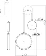 Декоративная подсветка Arte Lamp HOLLY A1364AP-2PB — изображение 3