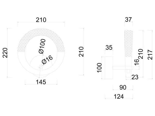 Декоративная подсветка ARTE LAMP MONTANA A7777AP-1GO — изображение 2