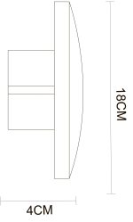 Декоративная подсветка Arte Lamp NIMBO A1510AP-1WH — изображение 3
