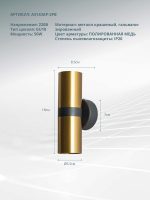 Декоративная подсветка Arte Lamp RAN A3143AP-2PB — изображение 5