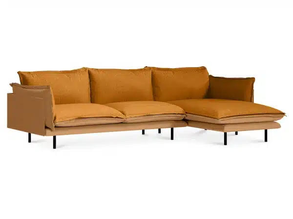 Диван Barcelona коричневый, оранжевый — изображение 2