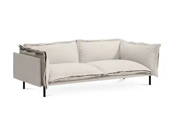 Диван Barcelona 2-местный белый, бежевый — изображение 2