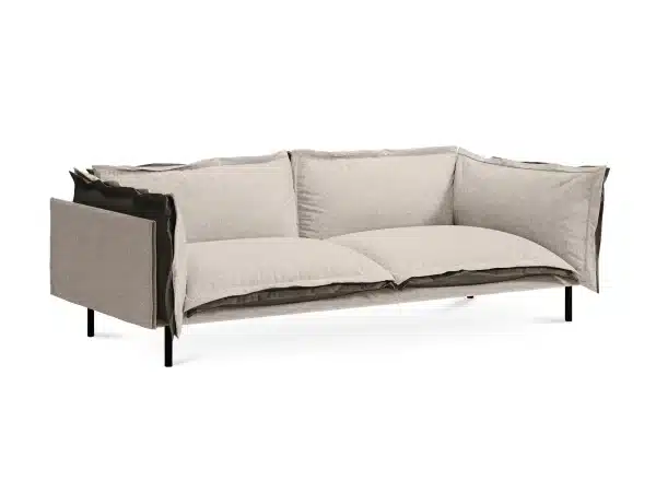 Диван Barcelona 2-местный коричневый, бежевый — изображение 2