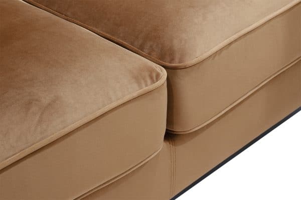 Диван Siena трехм.без мех.,велюр коричневый Colt004 228*92*92см — изображение 4