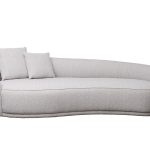 Диван трехместный GD/Toulon (левый) бежевый букле Orso BEG 257*119*72см