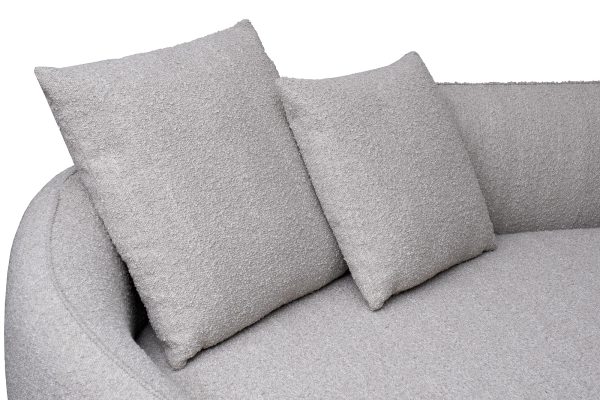 Диван трехместный GD/Toulon (левый) бежевый букле Orso BEG 257*119*72см — изображение 3