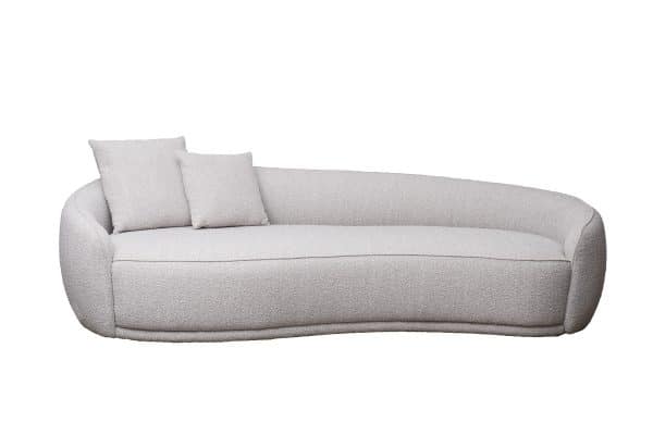 Диван трехместный GD/Toulon (левый) бежевый букле Orso BEG 257*119*72см