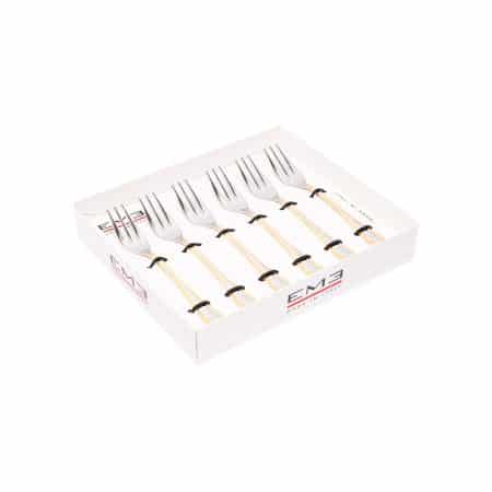 EME Набор десертных вилок LUIGI XVI GOLD DECOR 6 шт