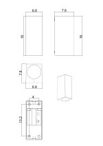 Фасадный светильник Arte Lamp ARTEFACT A3404AL-2BK — изображение 2