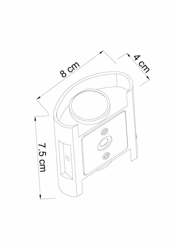 Фасадный светильник Arte Lamp BOSTO A3122AL-2BK — изображение 3
