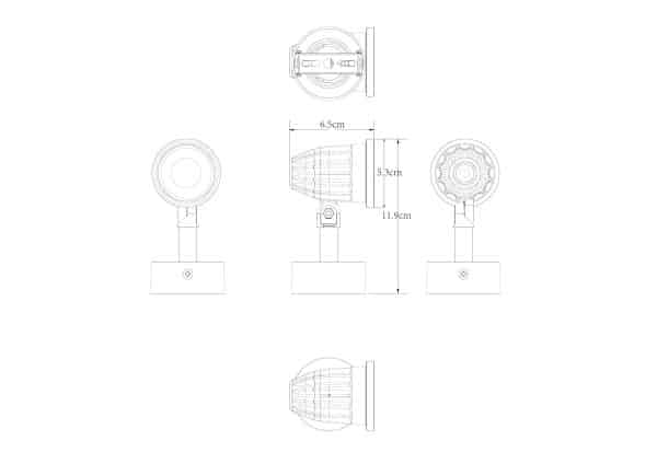 Фасадный светильник Arte Lamp ELSIE A1127AL-1BK — изображение 4