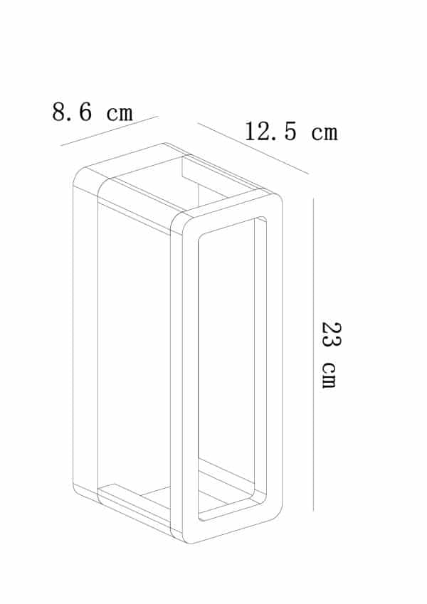 Фасадный светильник Arte Lamp HASSALEH A3374AL-1BK — изображение 3