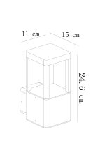 Фасадный светильник Arte Lamp PHERKAD A2726AL-1BK — изображение 2