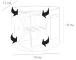 Фасадный светильник Arte Lamp RULLO A1415AL-1BK — изображение 4