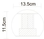 Фасадный светильник Arte Lamp RULLO A1415AL-1GY — изображение 4