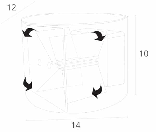 Фасадный светильник Arte Lamp RULLO A1415AL-1WH — изображение 5