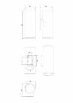 Фасадный светильник Arte Lamp TORCULAR A1813AL-2BK — изображение 3