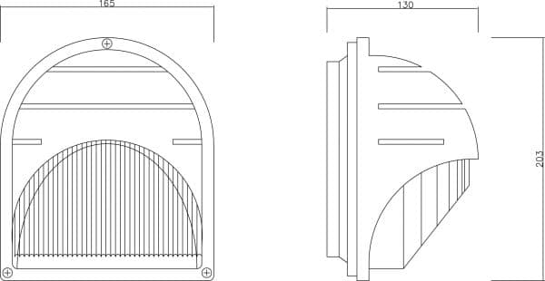Фасадный светильник Arte Lamp URBAN A2802AL-1BK — изображение 4