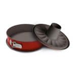 Форма для кекса разъёмная красная с 2 основаниями 24 см. Guardini