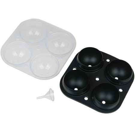 Форма для льда малая на 4 шара black