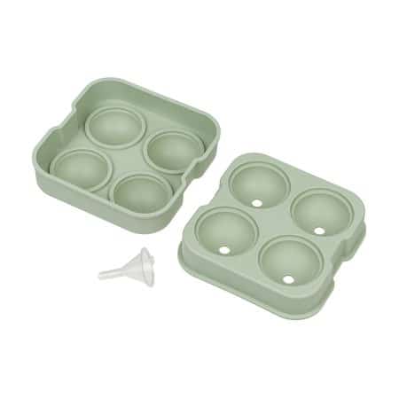 Форма для льда малая на 4 шара green