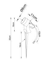 Грунтовый светильник Arte lamp ELSIE A4715IN-1BK — изображение 5