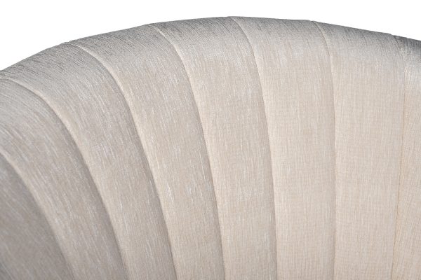 GY-08386 Стул велюр кремовый/матовое золото 67*66*85см — изображение 3