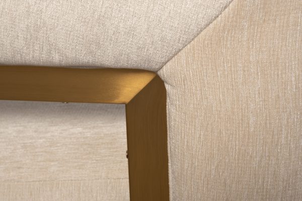 GY-08386 Стул велюр кремовый/матовое золото 67*66*85см — изображение 4