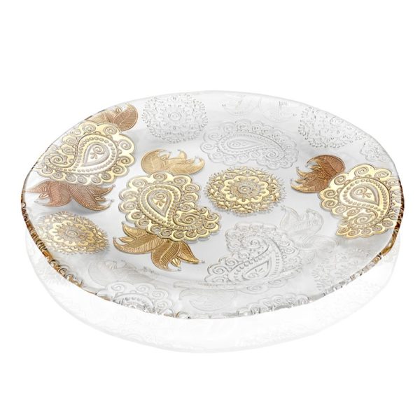 IVV Блюдо широкое плоское Pashmina Gold IVV Блюдо широкое плоское Pashmina Gold
